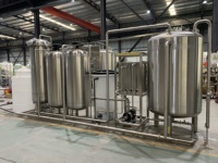 Système d'eau purifiée, usine d'eau RO, eau ultra pure, acier inoxydable 316L, double passage RO+EDI, 1,5T/H, GMP, entièrement automatique