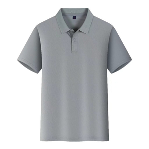T-shirt de golf personnalisé pour homme en Spandex respirant, à séchage rapide, à manches courtes, coupe régulière et coupe ample, uniforme de sport - Product Image 3