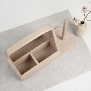 Custom Color Wood <b>Caddy</b> with Handle Multi-Purpose Natural Finished Handcrafted <b>Kitchen</b> Wooden <b>Caddy</b> - Product Image 5