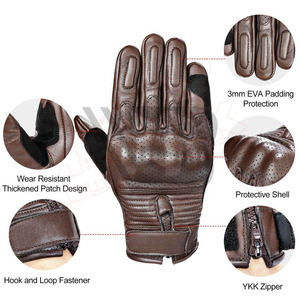Guantes de Ciclismo de Dedo Completo al por Mayor para Hombre y Mujer, Guantes de Ciclismo de Montaña para Verano/Invierno, Hechos de Cuero y Algodón - Product Image 4