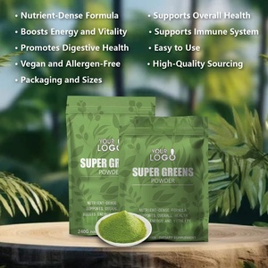 Mélange de superaliments biologiques à marque privée avec probiotiques et enzymes digestives <span class=keywords><strong>pour</strong></span> la santé intestinale, l'énergie et le stimulation du métabolisme - Product Image 3