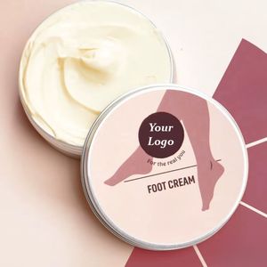 Crema de pies al por mayor OEM con aloe vera y manteca de karité para talones agrietados, hidratación profunda para pies, etiqueta privada, a granel - Product Image 2