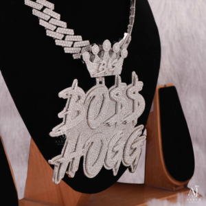 Pendentif Moissanite Plaqué Or Style Hip Hop Personnalisé de Qualité Supérieure pour la Fabrication de Bijoux Unisexe – Vente en Gros - Product Image 1