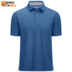 Camiseta de Golf Personalizada Ligera y Transpirable para Hombre, 88% Poliéster, 12% Andex, Polo de Golf Estampado de Calidad - Product Image 1