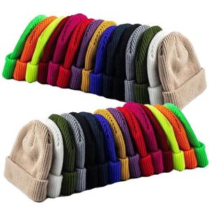 Unisex Rib Knit 100% <b>Wool</b> <b>Beanie</b> Cozy Adjustable Winter Hat Custom Embroidery OEM Private Label Wholesale Supplier - Product Image 5