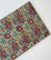Magnifique tissu en coton imprimé à la main, motif floral écologique, pour chemises de filles, décoration intérieure, sacs, robes, housses de rideaux