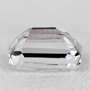 มอร์แกไนต์สีขาวสังเคราะห์ทรงเอเมอรัลด์คัท 6 มม. คุณภาพสูงจากเหมือง ขายส่งอัญมณีสำหรับทำเครื่องประดับ - Product Image 2