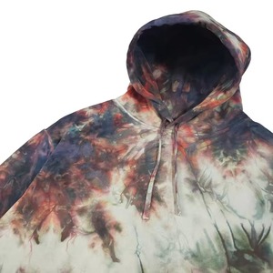 Sudadera con Capucha Tie Dye Shadow Burst Premium Personalizada, Hecha a Mano, de Algodón Cómodo, Estilo Urbano, Tonos Tierra, OEM ODM - Product Image 5