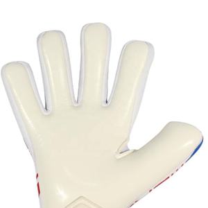 Gants de gardien de but professionnels personnalisés au design dernier cri, contact de la paume avant en latex, dos en silicone imprimé, coupe négative, enveloppe du pouce - Product Image 4