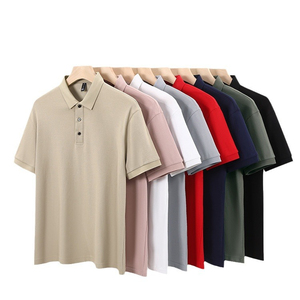 polo shirts New Soft Cotton Best Quality Short Sleeve Polo t Shirts Quick Dry Polo shirts for Men OEM Service Customized 2026 - Product Image 1