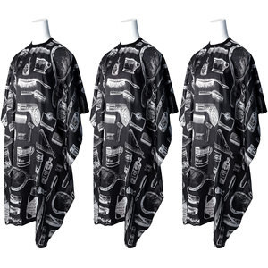 Cape de Coiffure Professionnelle Imperméable en Polyester pour Barbier et Salon, Personnalisable par Sublimation avec Fermeture au Cou - Product Image 1