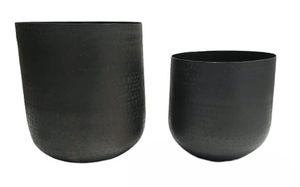 Ensemble de pots à fleurs décoratifs en métal doré moderne, pot de luxe pour plantes d'intérieur, pot de table élégant, vase contemporain pour la maison - Product Image 5