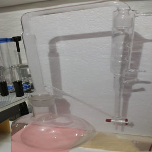 Appareil de distillation d'huiles essentielles en verre borosilicate transparent Clevenger 1000ML Unité d'hydrodistillation de laboratoire OEM - Product Image 4