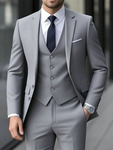 Blazer para Hombre OEM de Bangladesh, Cantidad al por Mayor, Antiarrugas, Transpirable, Antipilling, Corte Entallado, Casual, Deportivo, Cierre de un Solo Botón, Tallas Grandes - Product Image 1