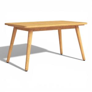 Table basse d'extérieur en teck massif, rectangulaire, mobilier de jardin moderne, résistant aux intempéries, table centrale pour hôtel de villégiature - Product Image 1
