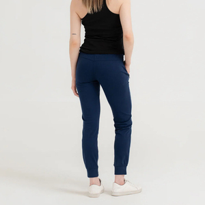 Pantalones Deportivos para Mujer, de Alta Calidad, Tela de Felpa de Algodón, Corte Regular, Frente Plano, para Otoño e Invierno, Colección Personalizada - Product Image 5