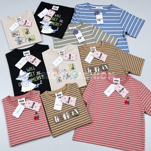 Liquidación de Almacén: Camisetas Casuales con Estampado de Rayas y Dibujos Animados de Bangladesh, Unisex para Niños, Ropa Casual Urbana, Lote en Stock Listo para Enviar - Product Image 4