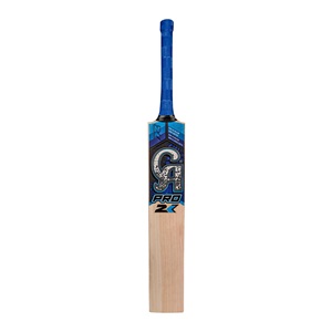 CA Sports Pro 2K Englische Weide Linkshänder Club-Style Langlebiger Cricketschläger mit Blauem Griff Handgefertigt in Pakistan - Product Image 1