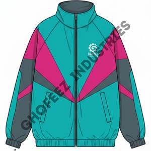 Veste coupe-vent unisexe minimaliste aux couleurs pastel esthétiques, imperméable, vêtements techniques pour un style de vie urbain et les marques de produits privés - Product Image 5