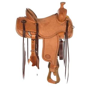 Silla de Montar a Caballo de Cuero Genuino Premium con Forro de Lana Suave, Diseño Ergonómico, Reforzada y Cómoda - Product Image 5