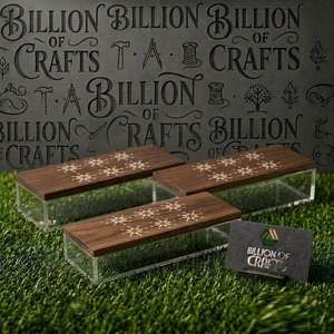 Boîte-cadeau rectangulaire en bois faite à la main avec incrustation florale, pour l'Aïd, Ramadan Kareem, pour chocolats et dattes - Product Image 5