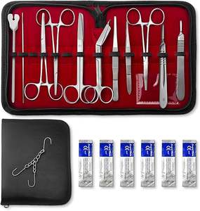 Kit de Instrumentos Quirúrgicos para Disección, para Estudiantes de Biología, Medicina y Anatomía, Equipo de Entrenamiento de Laboratorio, Aprobado por ISO - Product Image 1