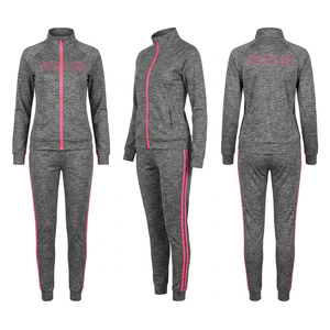 Ensemble de survêtement pour femme, sweat à capuche blanc zippé, manches longues, imprimé lettres, pantalon à rayures latérales, 2 pièces, tenue sportive - Product Image 6