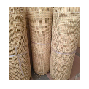 Maille de rotin naturel tressée à la main pour la décoration de chaises, de portes d'armoires et de meubles - Product Image 1