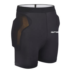 Pantalones cortos acolchados de protección para motocicleta, color negro, con diseño y talla personalizados, los más vendidos. - Product Image 4