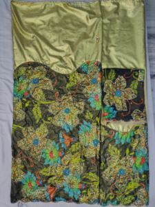 Nouvel arrivage : Tissu George nigérian 100 % polyester avec motifs floraux et pierres à sequins, idéal pour les tenues de mariage pour filles - Product Image 4