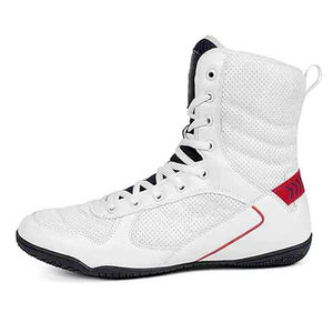 Chaussures de boxe sur mesure de haute qualité avec votre propre logo, collection d'usine en promotion, chaussures de boxe respirantes avec le meilleur service OEM - Product Image 2