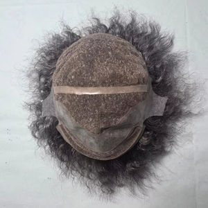 Perruque complète en cheveux humains bruts 100% naturels avec cheveux indiens bouclés Remy - Product Image 1