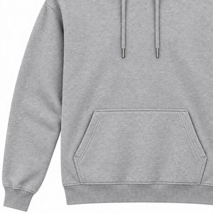 <b>Men</b> Heather <b>Grey</b> Pullover Hoodie Plain Long Sleeve Casual Sweatshirt Custom Logo Streetwear Sportswear Gym Top Shoukat Apparel - Product Image 6