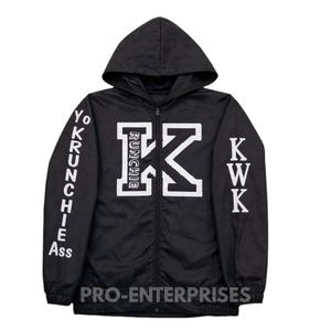 Ensemble sweat à capuche brodé coupe-vent pour homme, qualité supérieure, 100% coton, impression numérique, anti-plis, respirant, 350 grammes - Product Image 3