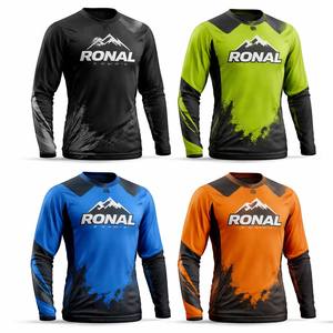 Jersey de Ciclismo de Manga Larga para Hombre, Ligero y Resistente, para Bicicleta de Montaña, Descenso y Todoterreno - Product Image 2