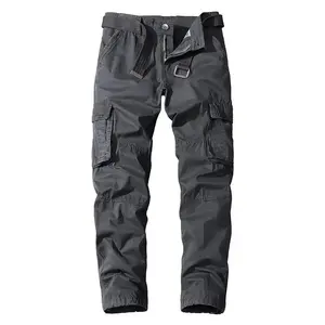 Pantalones Deportivos de Alta Calidad para Hombre, Corte Ajustado, Diseño de Logotipo Personalizado, Precio al por Mayor, Cintura Baja, Material de Algodón - Product Image 1
