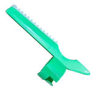 Professional Manual Finger <b>Ring</b> Razor Stainless Steel Shaving Knife with Green Grip for Hair Cutting Close Shaving for Barbers - Product Image 6