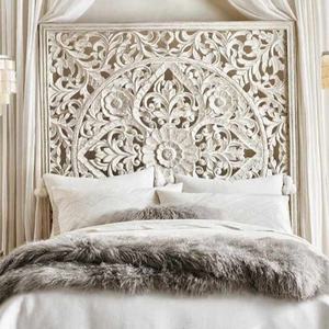 Bois sculpté tenture murale panneau - Product Image 2