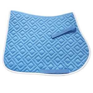 Tapis de selle western anglais personnalisés de haute qualité, écologiques, durables, au design optimal, légers, avec extérieur en coton et doublure en polaire polyester. - Product Image 2