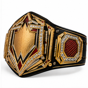 Ceinture de championnat de boxe personnalisée, Jiu-Jitsu, Grappling, MMA, cuir PU, logo personnalisé, qualité supérieure, longueur 2,2 m - Product Image 2