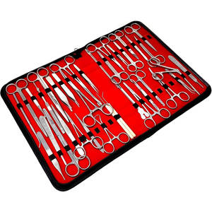 Kit de 36 Piezas de Instrumentos Quirúrgicos Veterinarios, Juego Completo Todo en Uno, Tijeras, Pinzas, Portaagujas, Mango de Bisturí, para Animales - Product Image 4