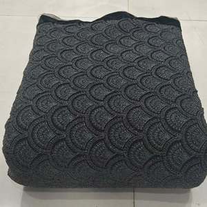 Tela de bordado con lentejuelas y cuentas de georgette para prendas de vestir, para compradores de ropa y exportadores del Reino Unido - Product Image 1