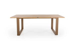 Conjunto de Comedor para Patio CAVON con Sillas de Cuerda con Estructura de Aluminio y Mesa con Superficie de Madera - Product Image 4