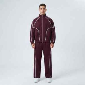 Survêtement de sport léger, imperméable et coupe-vent pour homme, personnalisable OEM, avec logo, vente en gros - Product Image 2