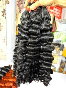 Cabello humano vietnamita negro al por mayor, cabello de onda profunda, cabello tejido suave y liso de 6-32 pulgadas - Product Image 6