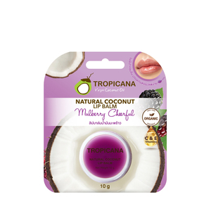 Tropicana Natural Herbal Coconut <b>Lip</b> <b>Balm</b> Waterproof <b>Organic</b> Vitamin C E Female Regular Size 3.5g - Product Image 1