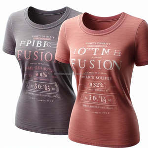 OEM 180 GSM 100% Cotton <b>Ladies</b> <b>T</b>-<b>Shirts</b> Premium Quality Digital Printed Custom Made Sizes Wholesale Bangladesh Knitted Fabric - Product Image 2