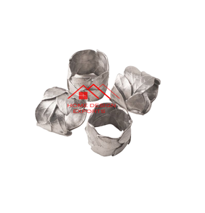 Venta caliente de accesorios de decoración de bodas y hoteles a precio al por mayor servilletero de metal de diseño atractivo y exigente - Product Image 1