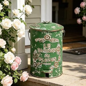 Cubo de Basura de Hierro Hecho a Mano con Diseño Moderno, Contenedor de Basura Metálico Personalizado, Proveedor Mayorista para Hogar, Oficina, Hotel, Restaurante - Product Image 5