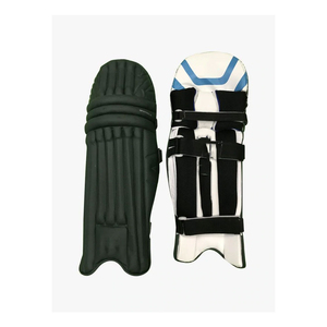 High Quality Durable Light Weight Adjustable PU Double-Stitched Ambidextrous Buckle Closure Customizable <b>Cricket</b> Batting <b>Pads</b> - Product Image 3